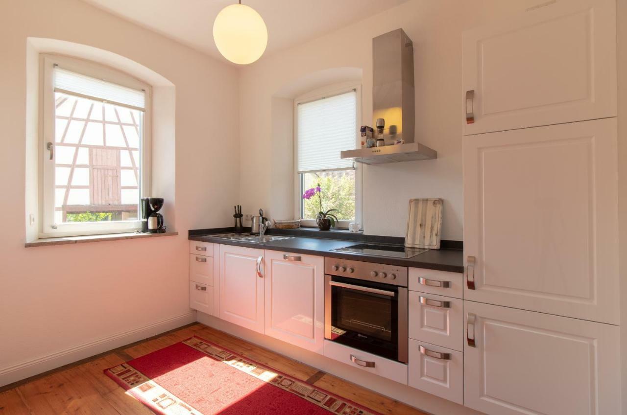 Exklusive Ferienwohnung Geisfeld Esterno foto