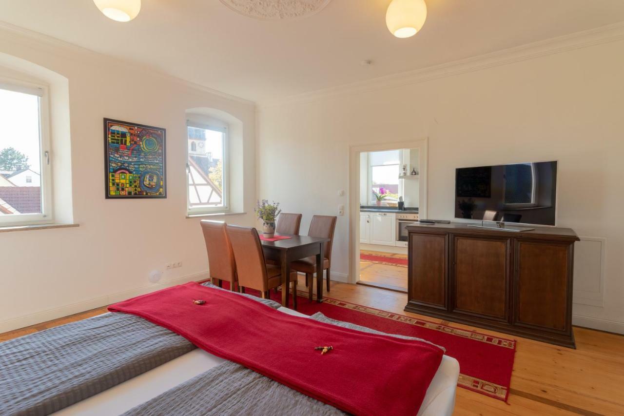Exklusive Ferienwohnung Geisfeld Esterno foto